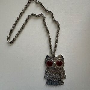Vintage Owl Necklace